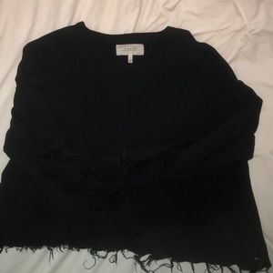 Fringe Bottom The Great Sweatshirt, Navy!